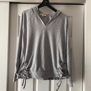 Michael Kors Gray Hooded Sweatshirt